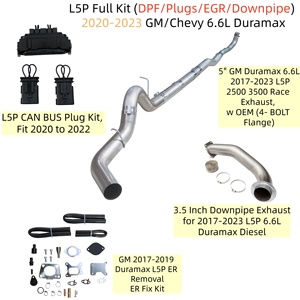 Kit completo L5P (DPF/Plug/EGR/Downpipe) 2020-2023 GM/Chevy 6.6L Duramax Tubo <span class=keywords><strong>di</strong></span> <span class=keywords><strong>scarico</strong></span> completo - Product Image 1