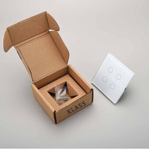 KLASS Interruptor de Pared Inteligente de un Solo Polo con Control Dual Alexa, WiFi y Zigbee, Táctil de Cristal para Interiores, 240V 10A, Compatible con Smart Life, 1 <span class=keywords><strong>2</strong></span> 3 4 <span class=keywords><strong>Gang</strong></span>, Nuevo - Product Image 4