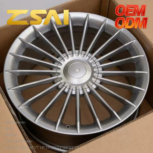 Rines de Aleación para Automóvil de Pasajeros, Multirradio, 17, 18, 19, 20 Pulgadas, 4x100, 5x112, 5x114.3, Plateados y Cromados, para Toyota SUV - Product Image 2