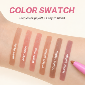 Delineador de labios orgánico antiadherente y delineador de labios mate para definir el contorno de los labios, color nude, maquillaje para fiestas, logotipo personalizado - Product Image 4