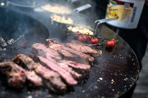 Corten Steel <b>Charcoal</b> <b>Bbq</b> Grill for Outdoor Kitchen <b>Large</b> Commercial Corten Steel <b>Bbq</b> Grill and <b>Bbq</b> Accessories Manufacturer - Product Image 3