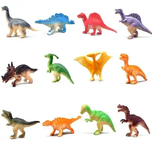 Giocattoli animali Figure dinosauro giocattoli Jurassic realistico Dino Action Figure, 12 pz Mini dinosauro assortiti