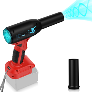 Mini souffleur à sec à jet pour <span class=keywords><strong>Craftsman</strong></span> 20v batterie 90000 tr/min souffleur sans fil à feuilles souffleurs de poussière turbo pour l'extérieur, le nettoyage de la voiture, le barbecue - Product Image 1