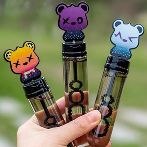 Jinying Juego de 24 botellas de burbujas negras, mini varitas de burbujas de jabón, favorece las burbujas para niños - Product Image 3