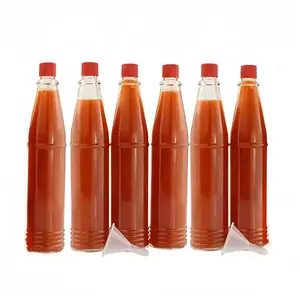 Classico 3oz miele senape marmellata di frutta pasta di basilico contenitore trasparente da 90ml bottiglia di Ketchup di vetro con coperchio in plastica