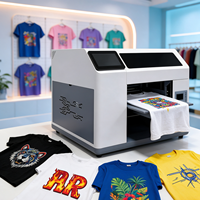 Imprimante DTG intelligente Reeleyin A3, nouvelle machine d'impression directe sur vêtements entièrement automatique avec écran tactile AI H5, pour t-shirts et sweats personnalisés