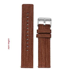 Lionorm toptan iki parçalı 18mm 20mm 22mm Denim kumaş Fitbit <span class=keywords><strong>Versa</strong></span> için akıllı saat kayış naylon hızlı bırakma saat kordonları - Product Image 3