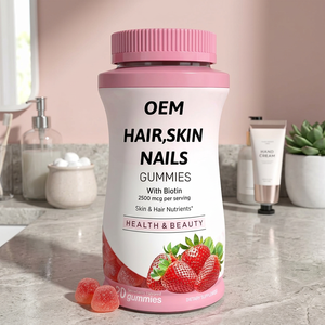 Biotine Ashwagandha L-Théanine Glycinate de Magnésium Antioxydant Relaxant Adultes OEM/ODM Marque Privée Végétalien 60 Comprimés Cheveux Ongles - Product Image 1