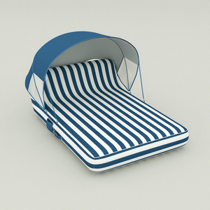 Flotador Inflable de PVC y Tela para Piscina, Personalizable, con Toldo, para Dos Personas, con Logotipo - Product Image 3