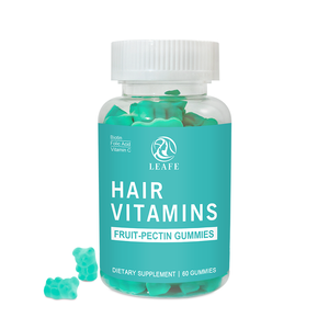 Blue Bear Multivitamin Croissance des cheveux Gommes à la biotine Vitamines lmprove Gommes pour la croissance de la peau et des ongles Suppléments - Product Image 1