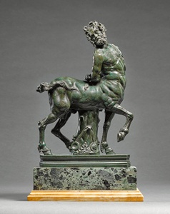 Arte <span class=keywords><strong>classica</strong></span> stile greco figurina a grandezza naturale uomo statua in bronzo centauro scultura - Product Image 1