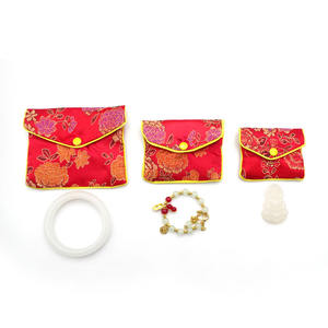 <span class=keywords><strong>Borsa</strong></span> in broccato di seta cinese ricamata marsupio portamonete di seta per collane, orecchini e bracciali - Product Image 6