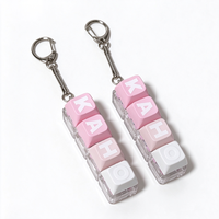 Mini clavier personnalisé en plastique, porte-clés pour cadeaux et promotion