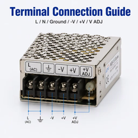 Alimentation à découpage à sortie unique NES-15-15 15W 15V 1A, convertisseur universel CA/CC 85-264V pour contrôle industriel