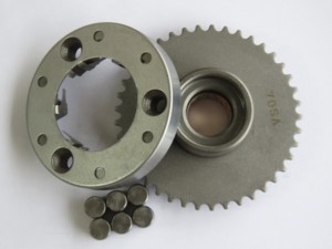 قابض تشغيل فائق السرعة ومجموعة التروس لنظام نقل الحركة في الدراجات النارية C100-6c - Product Image 6