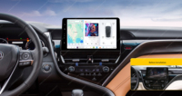 DUDUAUTO DUDU7 A7870 AKM7739 DSP QLED LHD Estéreo para Auto para Toyota Camry 2021-2023, Volante a la Izquierda, Versión Estadounidense