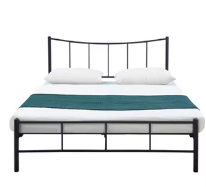 Cama Semi-Doble de Metal Negro-208x129x100cm, Tamaño Colchón 120x200cm - Product Image 1