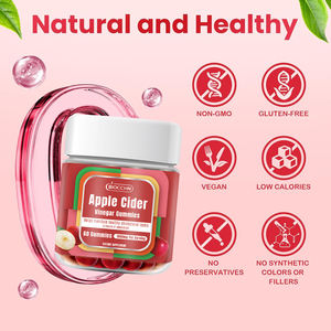 Gomitas de Vinagre de Sidra de Manzana para Adultos OEM, KETO ACV para la Digestión y Desintoxicación, Vegano, Vitamina B12 con Remolacha y Granada - Product Image 3