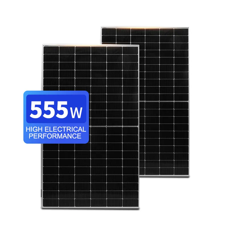 Paneles solares mono 100W 300W 500 W 500 W 550W Vidrio doble 600W 670W 700W Sistema de paneles fotovoltaicos Paneles solares para el hogar