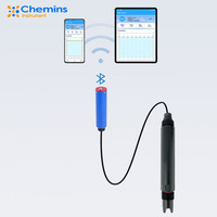 Sonde de pH industrielle étanche IP68, résolution 0,01 pH, précision 0,1 pH pour piscine et traitement des eaux usées