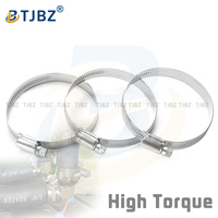 Colliers de serrage en acier inoxydable de type allemand pour conduites de carburant, 44-64 mm, fournis directement par l'usine