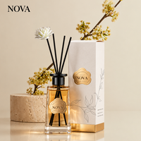 Diffuseur de parfum en verre de luxe promotionnel (prise en charge ODM/OEM) Formule à base d'huile longue durée, sans alcool et écologique