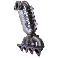 Convertidor Catalítico de Tres Vías de Alta Calidad BingChuan para Hyundai Accent/Kia Rio5 1.6L 2006-2011, Acero Inoxidable/Cerámica