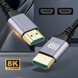 Cable HD2.1 UHD Compatible con 8K 60Hz 4K 120Hz <span class=keywords><strong>ARC</strong></span> HDCP 48Gbps de Alta Velocidad HDR, Cable de Video Ultrafino para Laptop, PC, Monitor, <span class=keywords><strong>PS4</strong></span>/5, HDTV - Product Image 1