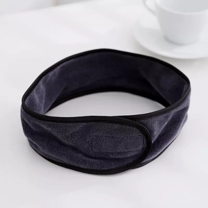 Bandeau cosmétique de Spa brodé en <span class=keywords><strong>microfibre</strong></span> avec Logo - Product Image 2