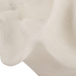 Ciotola scultorea in corallo con volantini per decorazione tavolino da caffè, centrotavola per casa in stile costiero, decorazione cucina - Product Image 6