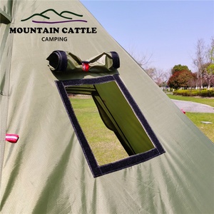 Mceto một lớp siêu nhẹ <span class=keywords><strong>Tipi</strong></span> Lều nóng TX400 cắm trại mùa đông tam giác thiết bị ba lô - Product Image 3