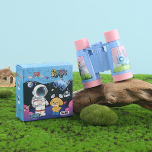 Aiweite Children Binoculars 5X30 Space Blue Pink Outdoor Play With Strap For Kids - Product Image 3