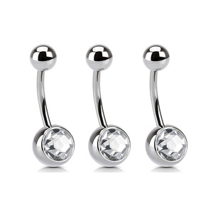 14G di Titanio di cristallo su ordinazione anello del tasto di <span class=keywords><strong>pancia</strong></span> <span class=keywords><strong>piercing</strong></span> anelli di <span class=keywords><strong>pancia</strong></span> dei monili stab commercio all'ingrosso esterno filo di <span class=keywords><strong>Pancia</strong></span> <span class=keywords><strong>Piercing</strong></span> - Product Image 3