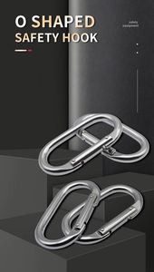Professional Portable Waterproof Quick-hanging High Strength Alloy Steel Carabiners <b>Fire</b> Safety Buckles Mountaineering - Product Image 3