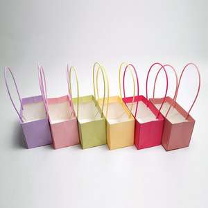 DAMAI Macaron Rectangular Gift <strong>Bags</strong> Wholesale Flower Bouquet Packaging Premium Reusable Design for <strong>Party</strong> Favors Bridal Shower - Product Image 2