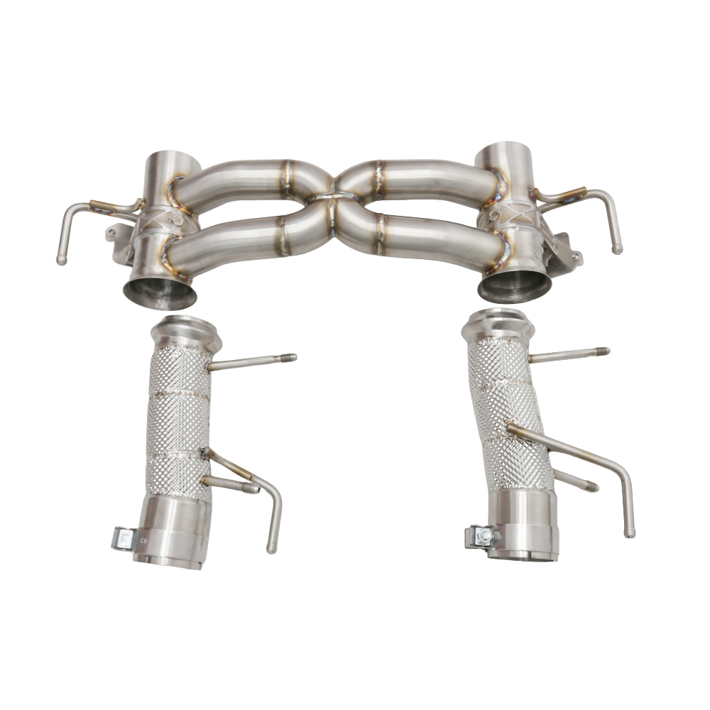VantaFlow Stainless Steel 304 Catback Exhaust System for Ferrari SF90 4.0T V8 2019+ Racing Car Performance Exhaust Pipes With OEM Valve