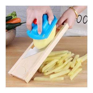 Mandoline professionnelle de qualité hôtelière à lame large de 8 mm pour frites, oignon, pomme de terre, coupe-légumes, hachoir, gadget de cuisine - Product Image 3