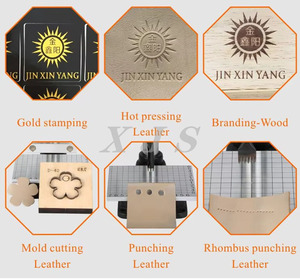 מכונת הבלטות עור מכונת העיתונות חום קטן ידנית מכונת הטבעה חם דיגיטלית עבור נייר pvc עץ חותמת לוגו מותאם אישית - Product Image 2