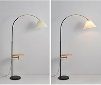 Lampe de sol de style nordique moderne, lampe de sol standard en métal pour canapé, lampe de chevet pour chambre à coucher, lampe de sol pour salon, hôtel