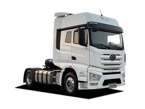รถบรรทุกหัวลาก FAW J7 รุ่นใหม่ 6x4 เครื่องยนต์ดีเซล Fawde สำหรับงานหนัก มาตรฐานยูโร 5 พร้อมระบบกันสะเทือนแบบลมด้านหลังซ้าย - Product Image 3