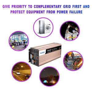 MJOO Onde sinusoïdale pure <span class=keywords><strong>12v</strong></span> 24V à <span class=keywords><strong>220v</strong></span> Onduleur 3 étages <span class=keywords><strong>Chargeur</strong></span> de batterie 3000w Dc Ac Voiture <span class=keywords><strong>Camping</strong></span>-<span class=keywords><strong>car</strong></span> RV Camper Van Onduleur - Product Image 6