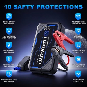 Arrancador de Coches 4000A con Compresor de Aire, Potenciador de Batería de <span class=keywords><strong>Auto</strong></span>, Banco de Energía Portátil, Dispositivo de Arranque Automático de 12V para Gasolina y Diésel - Product Image 3