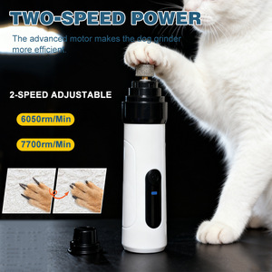 Pulidor de Uñas de Lujo para Mascotas, Venta al por Mayor Personalizada, Seguro, Portátil, Material ABS, Fuente de Alimentación por Carga, Bajo Ruido para Perros y Gatos - Product Image 4