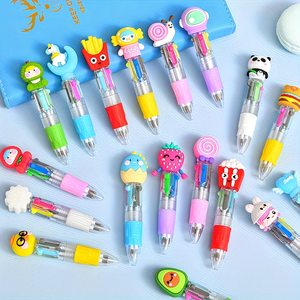 30 Mini Bolígrafos de <span class=keywords><strong>Gel</strong></span> Cuatro en Uno con Diseño de Dibujos Animados, Bolígrafos de <span class=keywords><strong>4</strong></span> <span class=keywords><strong>Colores</strong></span>, Papelería Linda y Portátil, Pequeños Regalos - Product Image 3