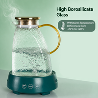 Pichet à limonade en verre en gros d'usine, grande capacité, en verre borosilicate de haute qualité