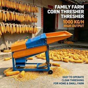 Rongda Portable Maize Sheller <strong>Corn</strong> Thresher Machine Easy Operation With Moving Wheels for Home Farm Factory Direct Supply - Product Image 3