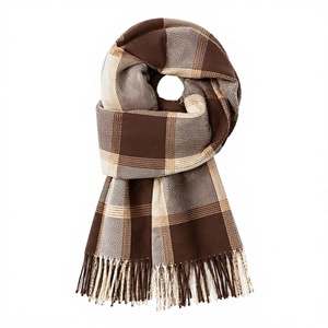 High Quality <b>Women</b> Solid Long Winter Scarf Soft Warm <b>Shawl</b> <b>Wrap</b> with Tassel Fringe Fashion Neck Accessory Polyester - Product Image 1
