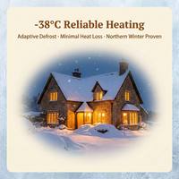 Pompe à chaleur solaire électrique haute efficacité GTGLOBE R32 16 kW A+++, air-eau, tout-en-un, chauffage, refroidissement, ECS, certifiée CE