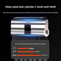 Antivol de vélo pliable TOSUOD en acier allié ABS haute sécurité, antivol à chaîne pour VTT, vélo de route et trottinette électrique