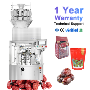 Máquina de Envasado de Alimentos de Alta Velocidad para Mezcla de Dátiles Rojos y Nueces, Máquina Empacadora Rotativa de Bolsas - Product Image 1